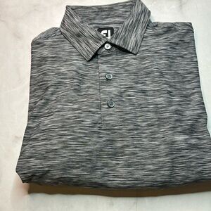 Footjoy Gray Spacedye Performance Polo